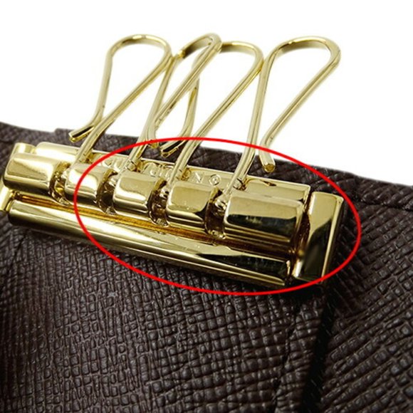 Louis Vuitton Damier Key Case for Women and Men, Multicle 4 N62631, Brown, Co... - Picture 6 of 7